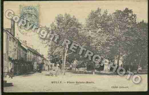 Ville de RULLY Carte postale ancienne