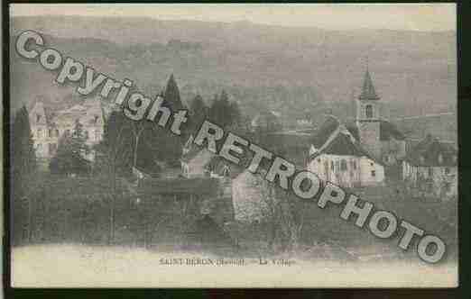 Ville de SAINTBERON Carte postale ancienne