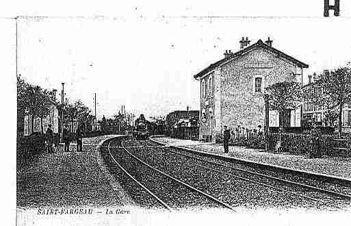 Ville de SAINTFARGEAUPONTHIERRY Carte postale ancienne