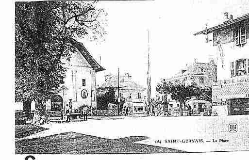 Ville de SAINTGERVAISLESBAINS Carte postale ancienne
