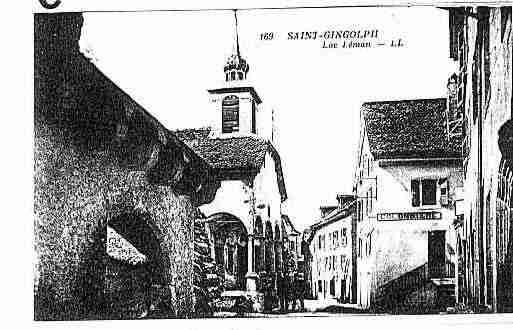 Ville de SAINTGINGOLPH Carte postale ancienne