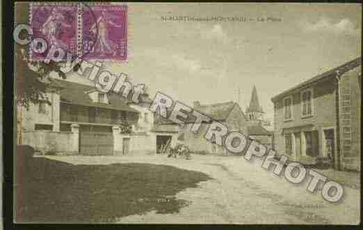 Ville de SAINTMARTINSOUSMONTAIGUT Carte postale ancienne