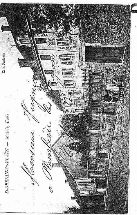 Ville de SAINTSERNINDUPLAIN Carte postale ancienne