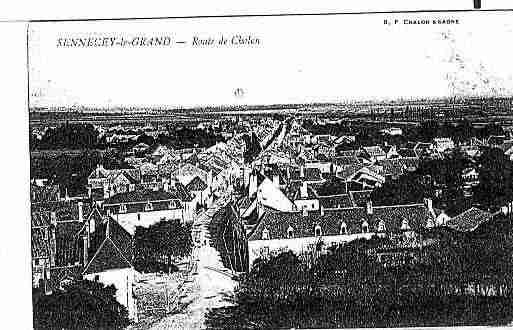 Ville de SENNECEYLEGRAND Carte postale ancienne