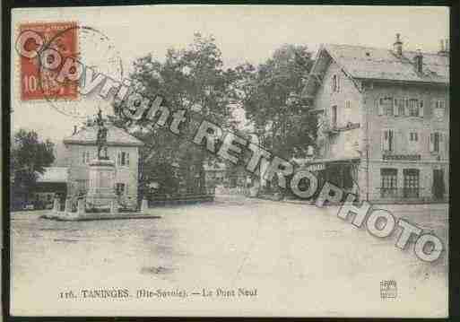 Ville de TANINGES Carte postale ancienne