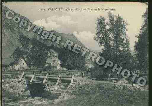 Ville de VALLOIRE Carte postale ancienne