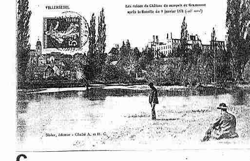 Ville de VILLERSEXEL Carte postale ancienne