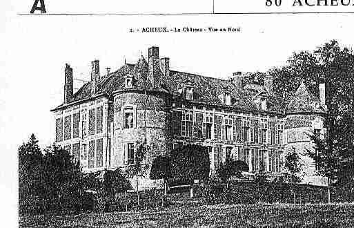 Ville de ACHEUXENAMIENOIS Carte postale ancienne