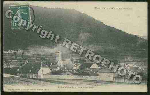 Ville de ALLARMONT Carte postale ancienne