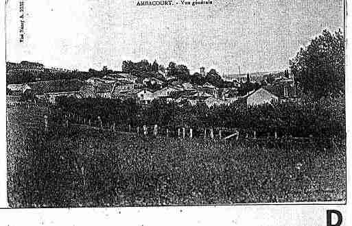 Ville de AMBACOURT Carte postale ancienne