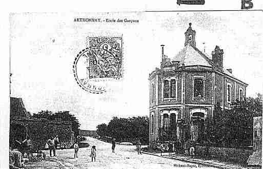 Ville de ARTHONNAY Carte postale ancienne