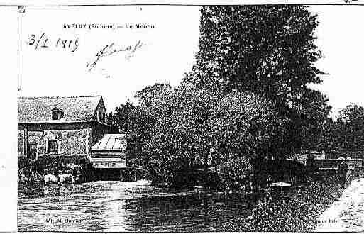 Ville de AVELUY Carte postale ancienne