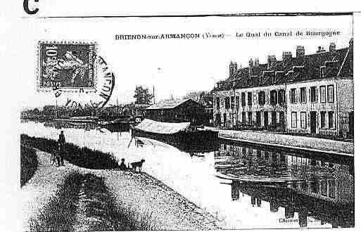 Ville de BRIENONSURARMANCON Carte postale ancienne