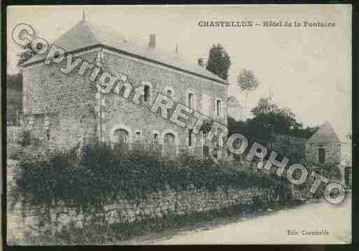 Ville de CHASTELLUX Carte postale ancienne