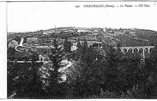 Ville de CHASTELLUX Carte postale ancienne