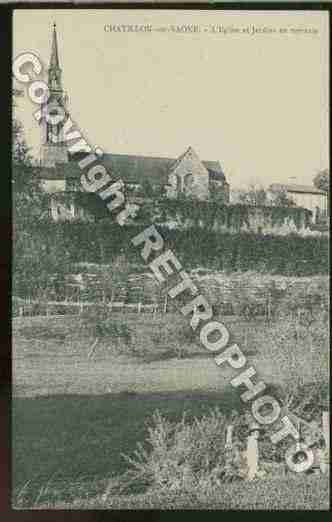 Ville de CHATILLON Carte postale ancienne