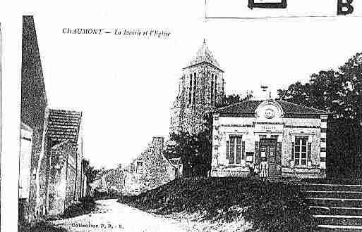 Ville de CHAUMONTPORTRENARD Carte postale ancienne