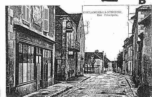 Ville de COULANGESLAVINEUSE Carte postale ancienne