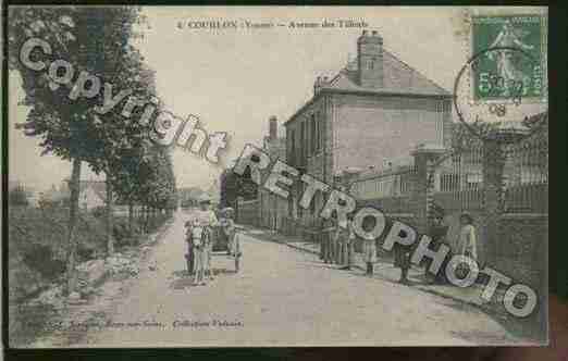 Ville de COURLONSURYONNE Carte postale ancienne