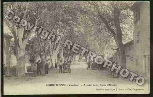 Ville de COURTHEZON Carte postale ancienne
