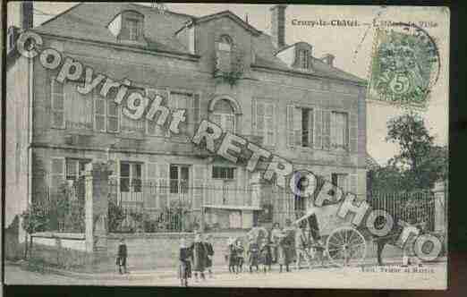 Ville de CRUZYLECHATEL Carte postale ancienne