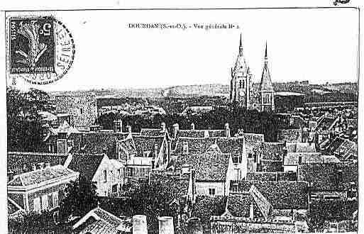 Ville de DOURDAN Carte postale ancienne