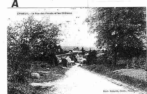 Ville de EPINEUIL Carte postale ancienne