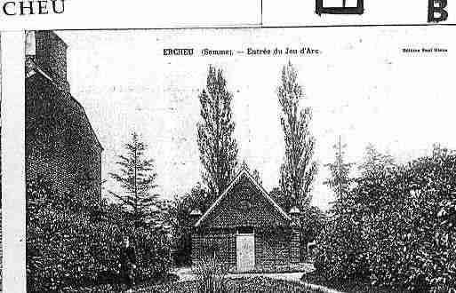 Ville de ERCHEU Carte postale ancienne