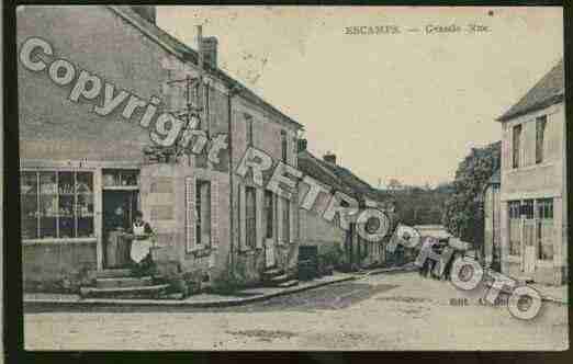 Ville de ESCAMPS Carte postale ancienne