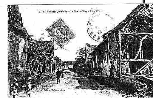 Ville de ETINEHEM Carte postale ancienne