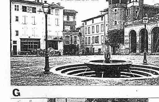 Ville de GAILLACTESSONNIERES Carte postale ancienne