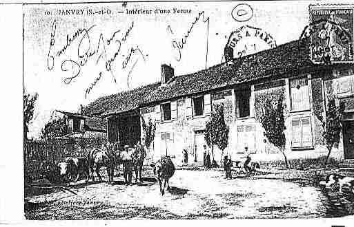Ville de JANVRY Carte postale ancienne