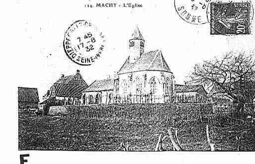 Ville de MACHY Carte postale ancienne