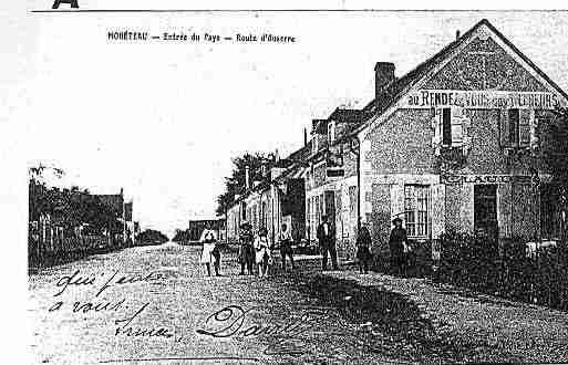 Ville de MONETEAU Carte postale ancienne