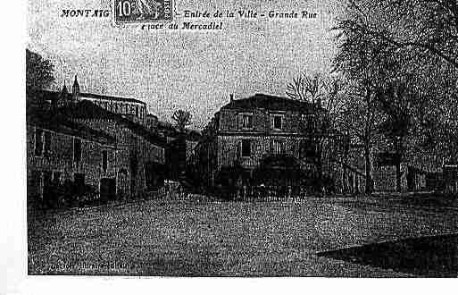 Ville de MONTAIGUDEQUERCY Carte postale ancienne