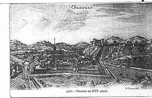 Ville de ORANGE Carte postale ancienne