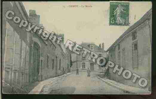 Ville de ORMOY Carte postale ancienne