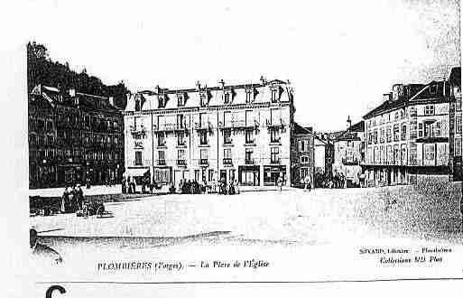 Ville de PLOMBIERES Carte postale ancienne