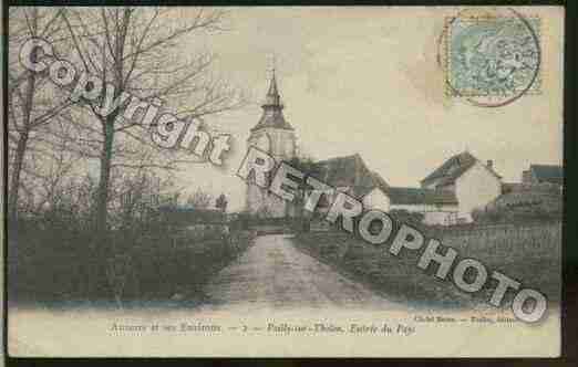 Ville de POILLYSURTHOLON Carte postale ancienne