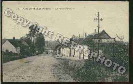 Ville de PONTNOYELLES Carte postale ancienne