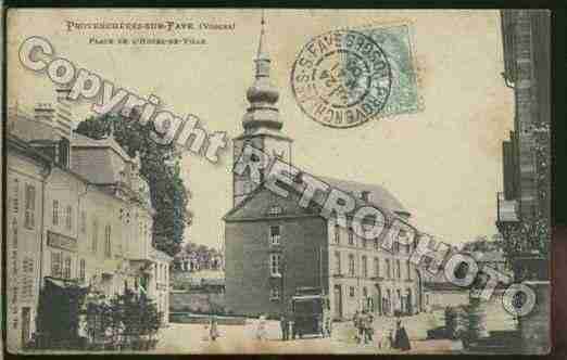 Ville de PROVENCHERESSURFAVE Carte postale ancienne