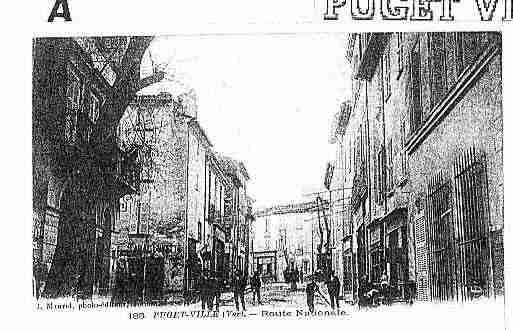 Ville de PUGETVILLE Carte postale ancienne