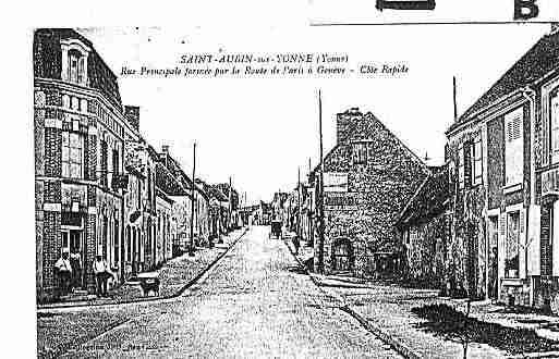 Ville de SAINTAUBINSURYONNE Carte postale ancienne