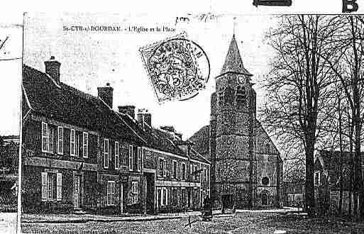 Ville de SAINTCYRSOUSDOURDAN Carte postale ancienne