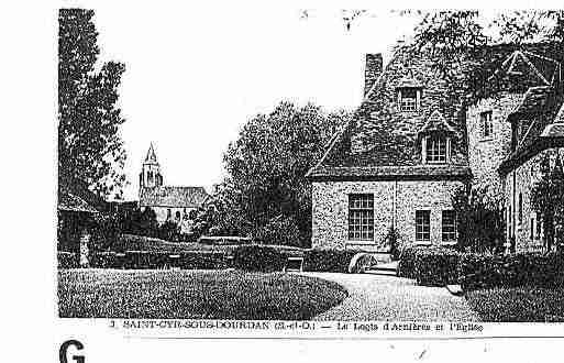 Ville de SAINTCYRSOUSDOURDAN Carte postale ancienne