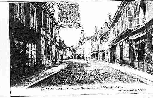 Ville de SAINTFARGEAU Carte postale ancienne