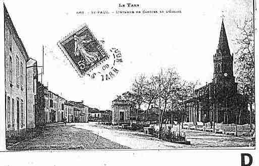 Ville de SAINTPAULCAPDEJOUX Carte postale ancienne
