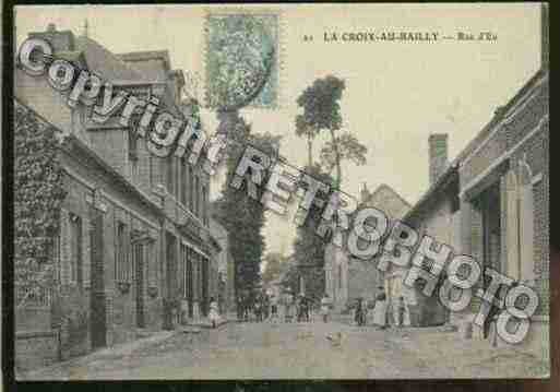 Ville de SAINTQUENTINLAMOTTECROIXAUBAILLY Carte postale ancienne
