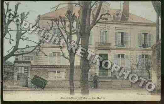 Ville de SAINTSOUPPLETS Carte postale ancienne