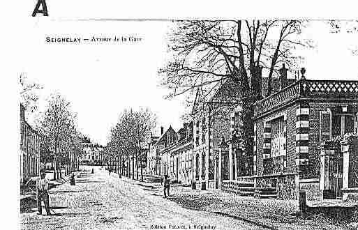 Ville de SEIGNELAY Carte postale ancienne